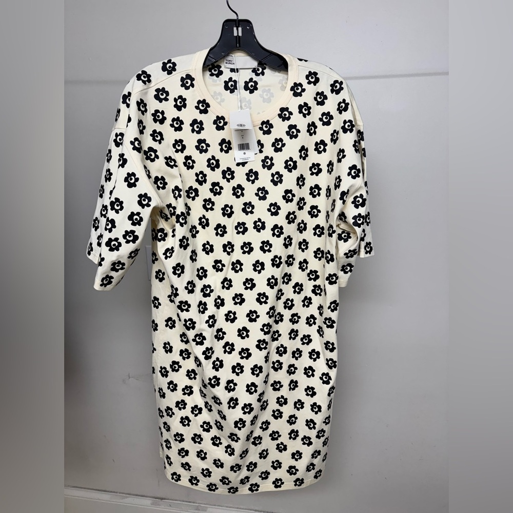 Tory Burch Flower Stencil T-shirt Dress - NEW NEVER WORN - WITH TAGS